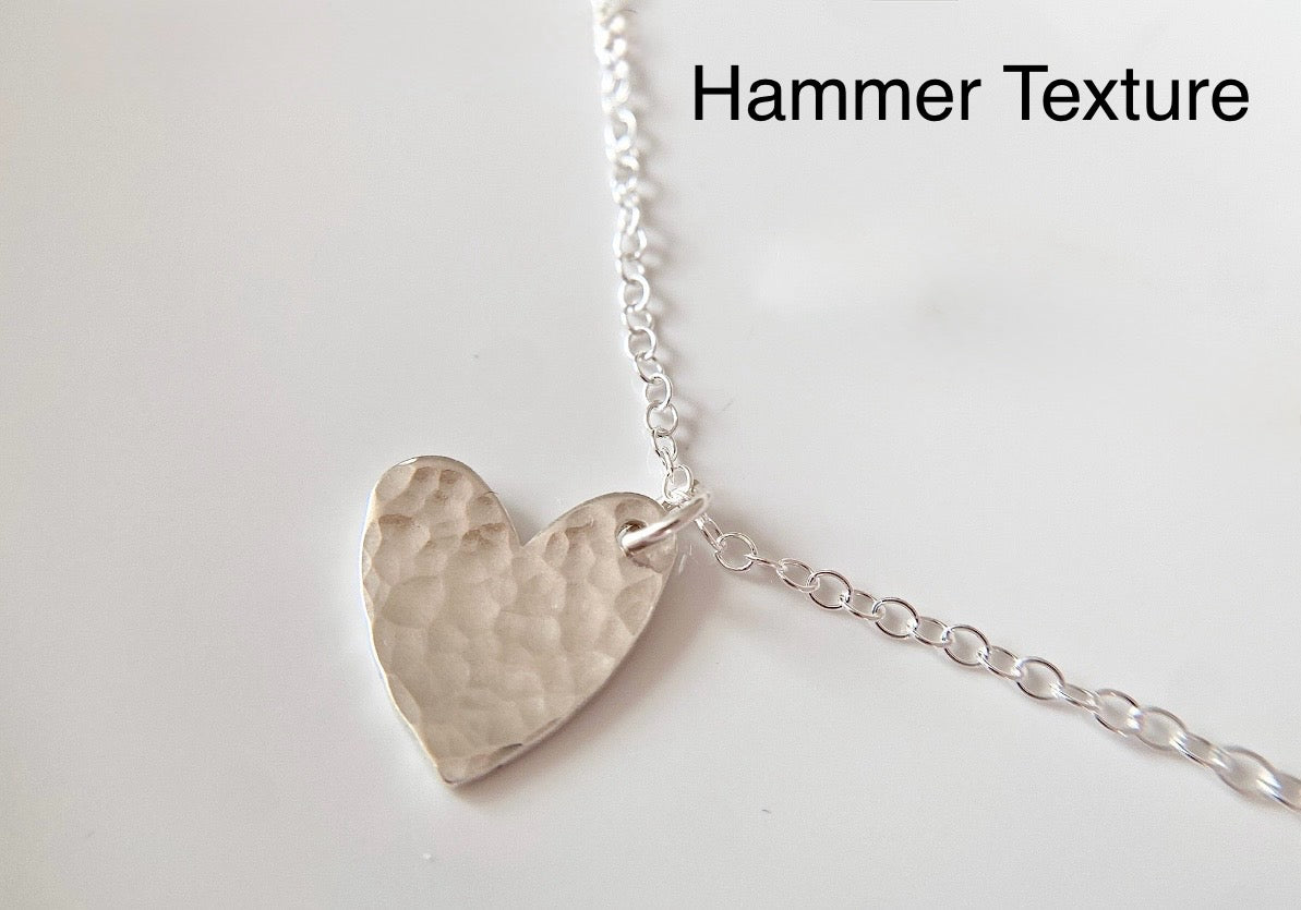 Sterling Silver Classic Heart Pendant Necklace