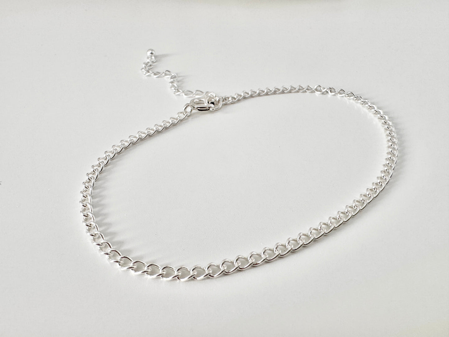 Sterling Silver Curb Chain Bracelet
