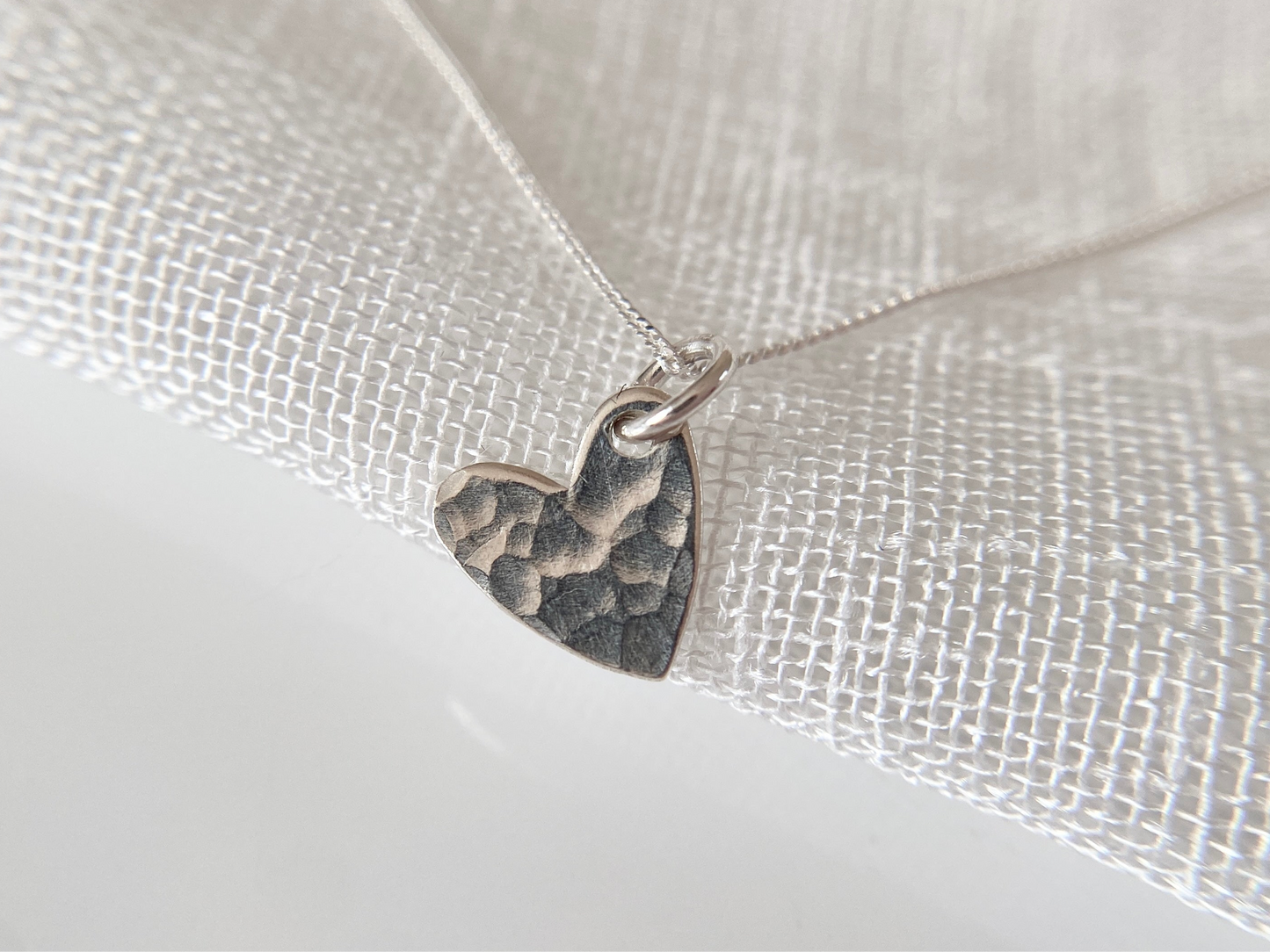 Sterling Silver Classic Heart Pendant Necklace