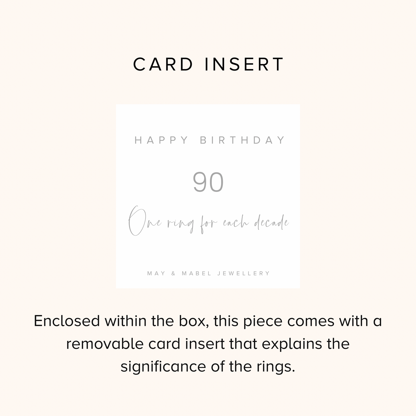 Sterling Silver Bracelet for 90th Birthday