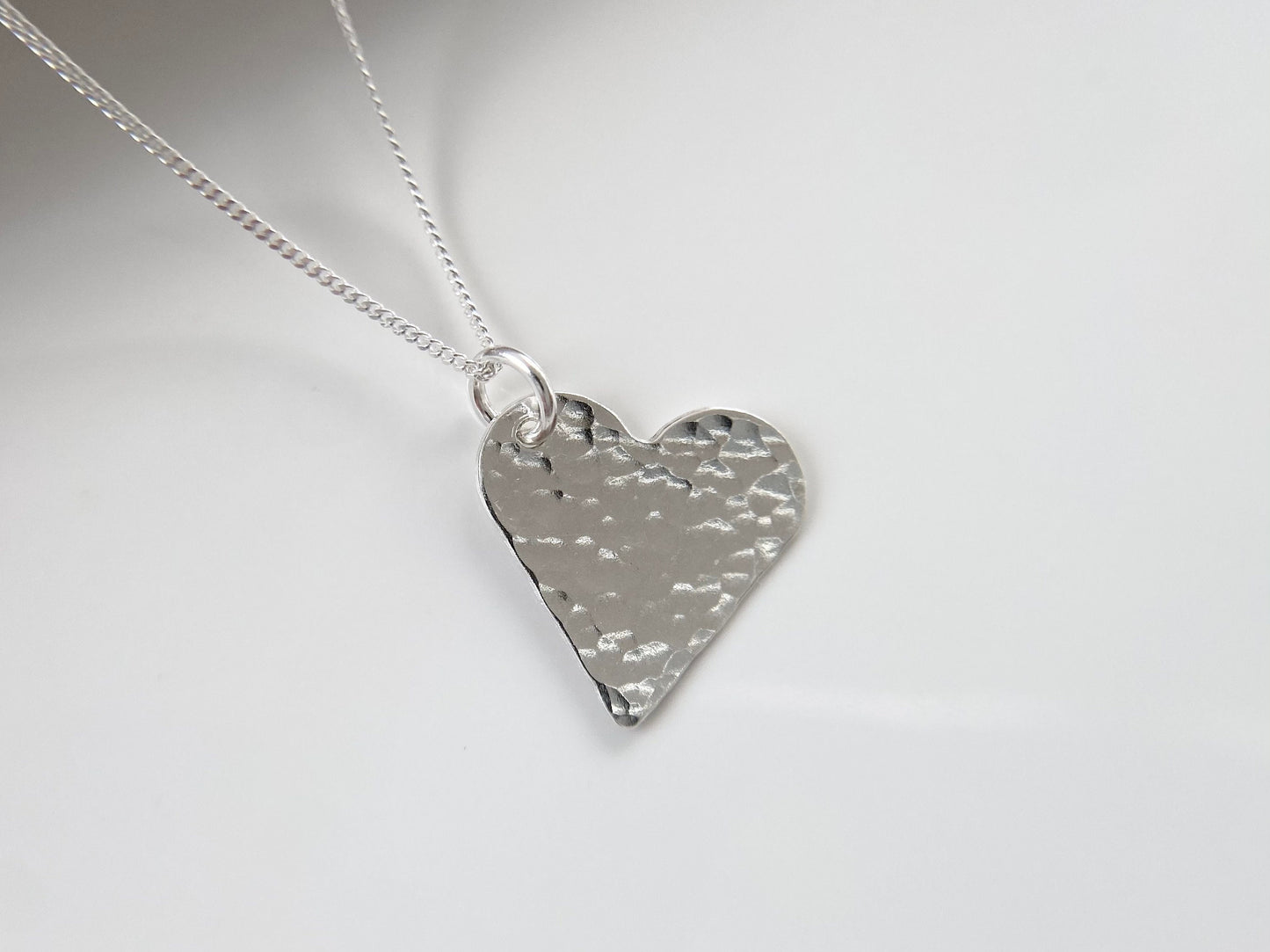 Sterling Silver Heart Pendant Necklace