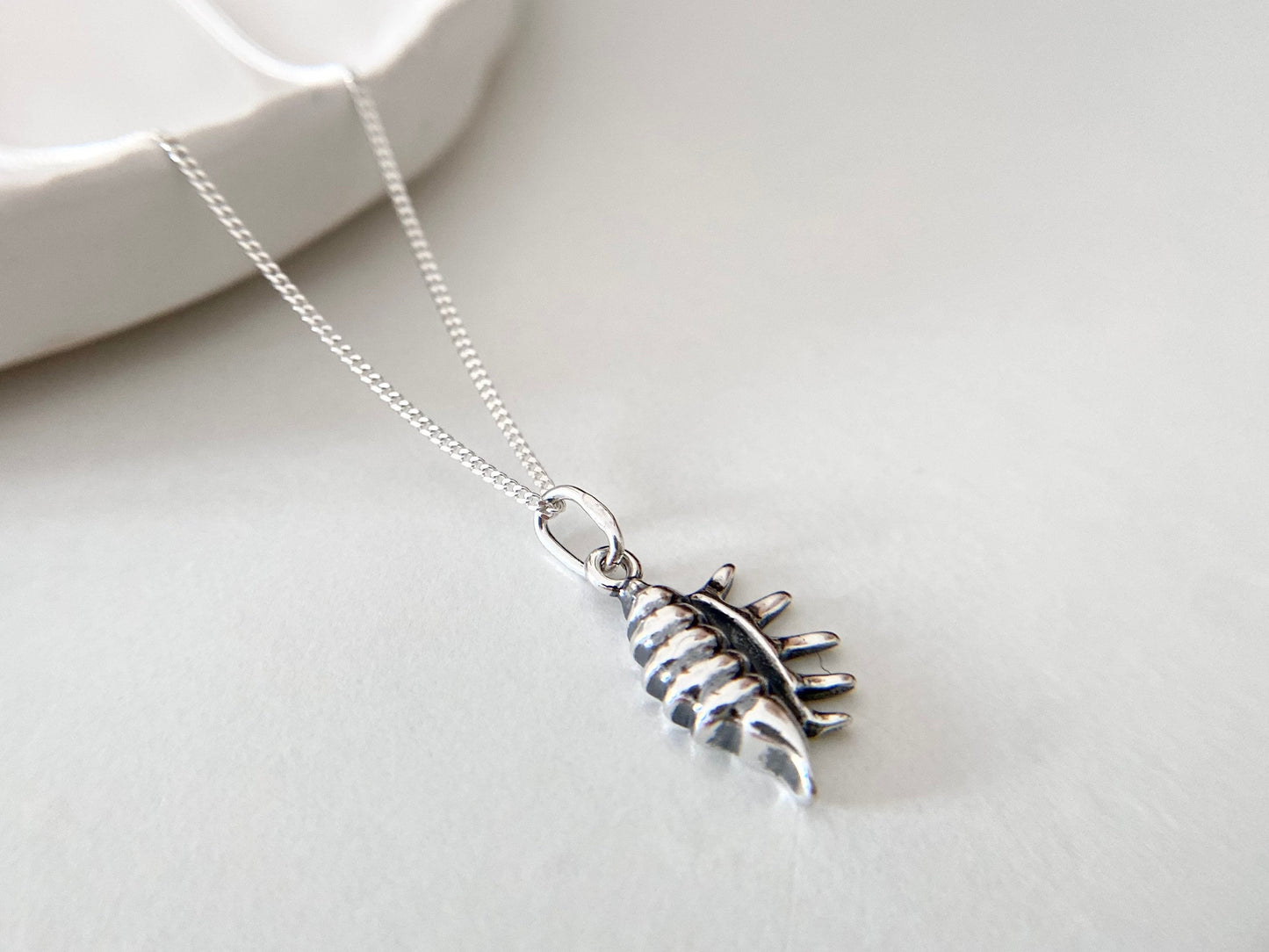 Silver Shell Necklace
