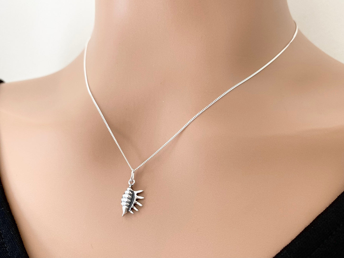 Silver Shell Necklace