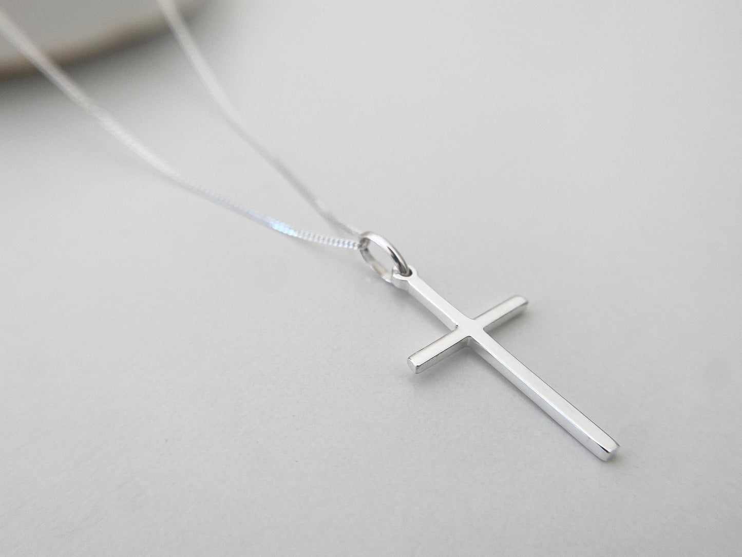 Sterling Silver Cross Pendant Necklace