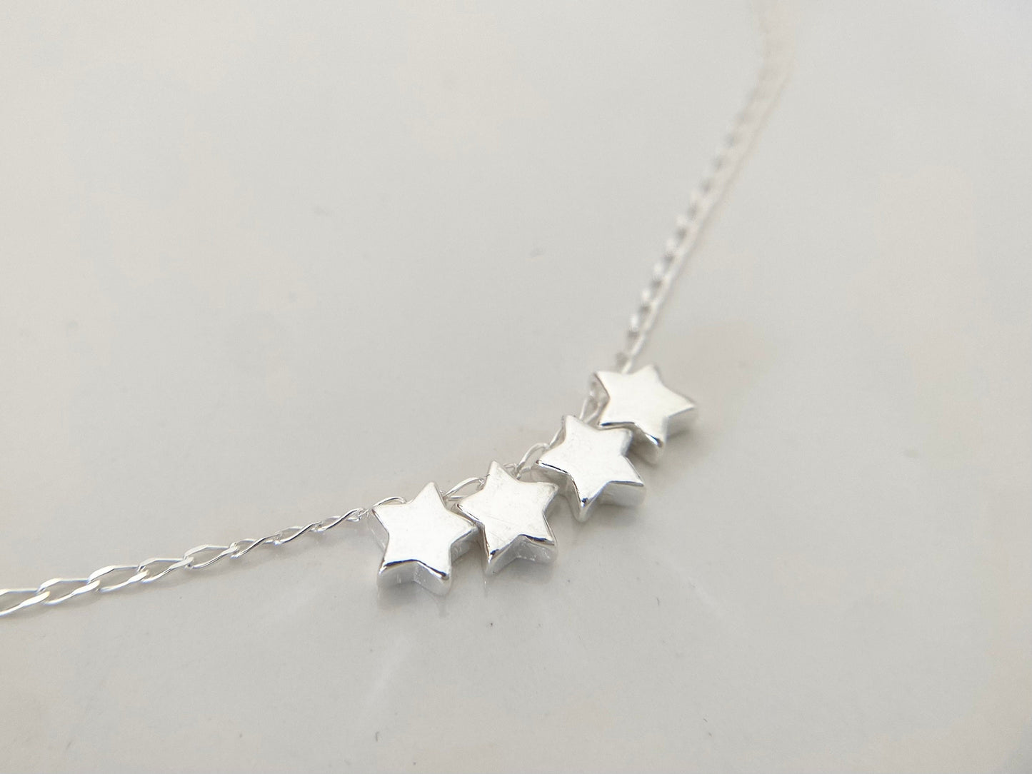 Sterling Silver Star Necklace for 40th Birthday