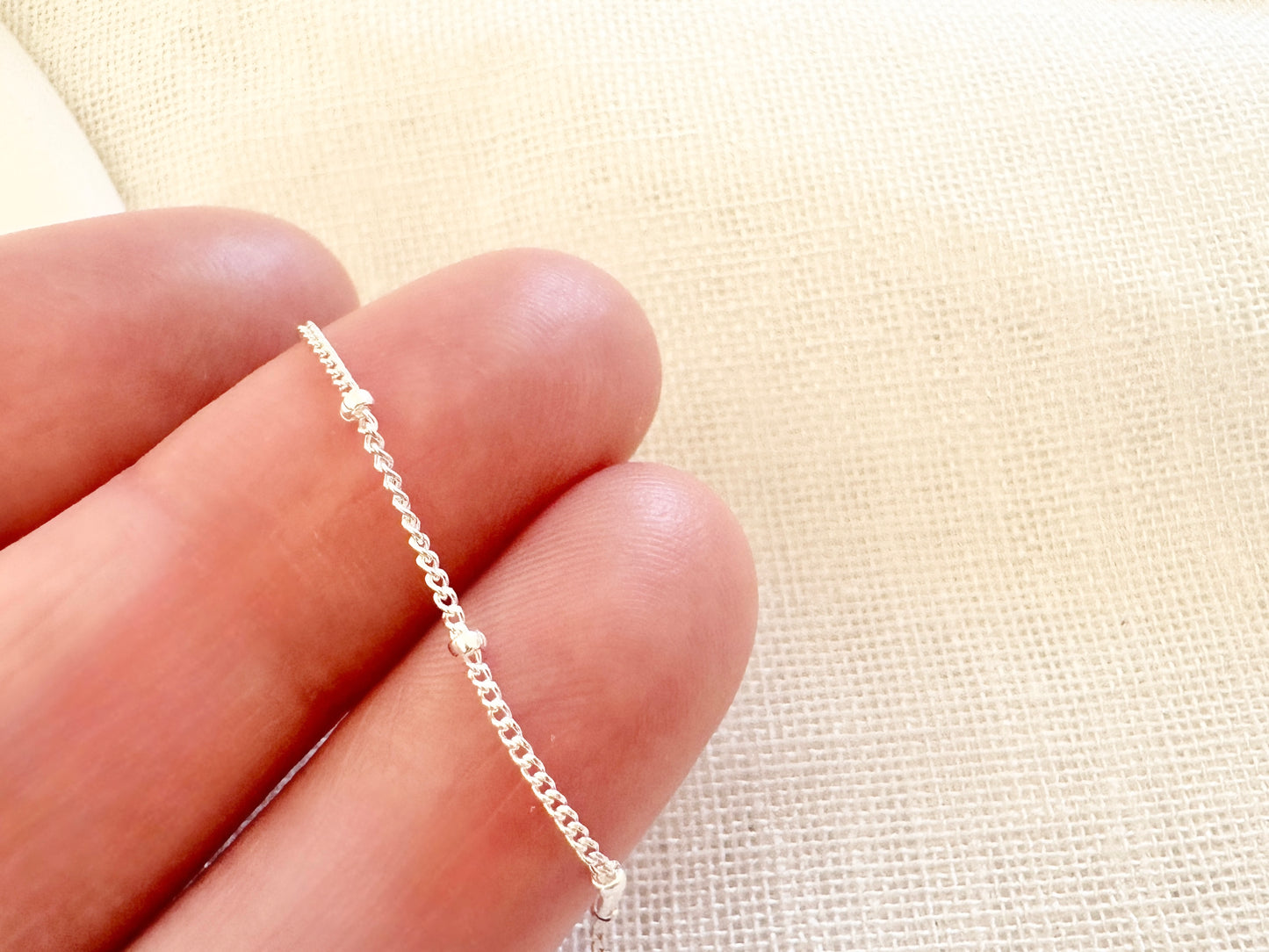 Sterling Silver Satellite Necklace Chain