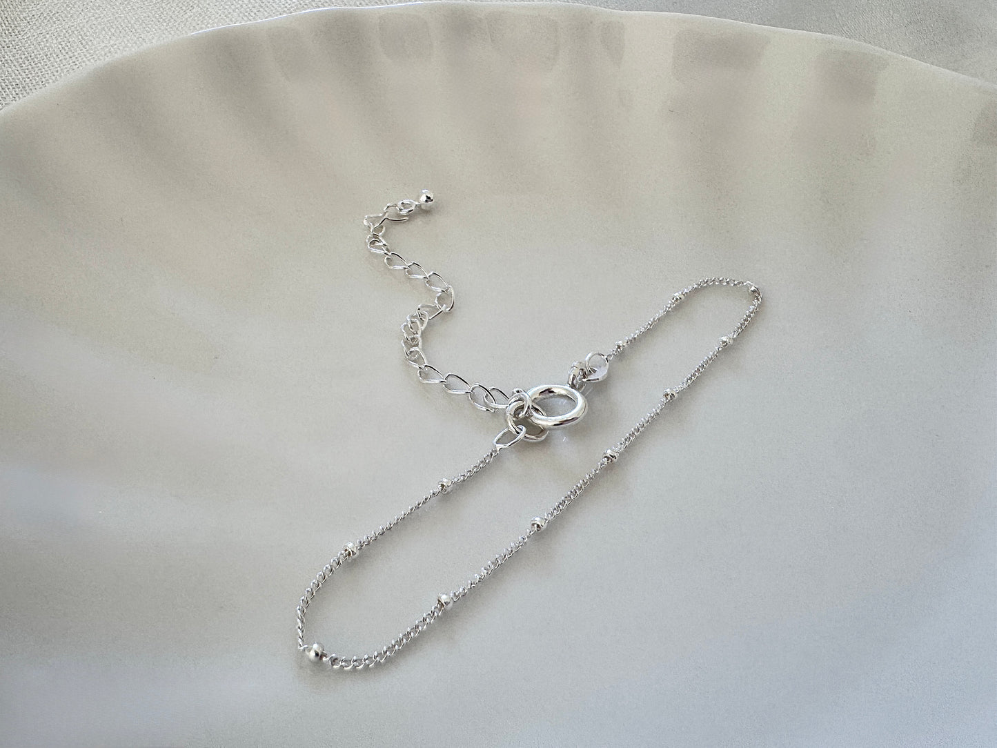 Sterling Silver Satellite Chain Bracelet