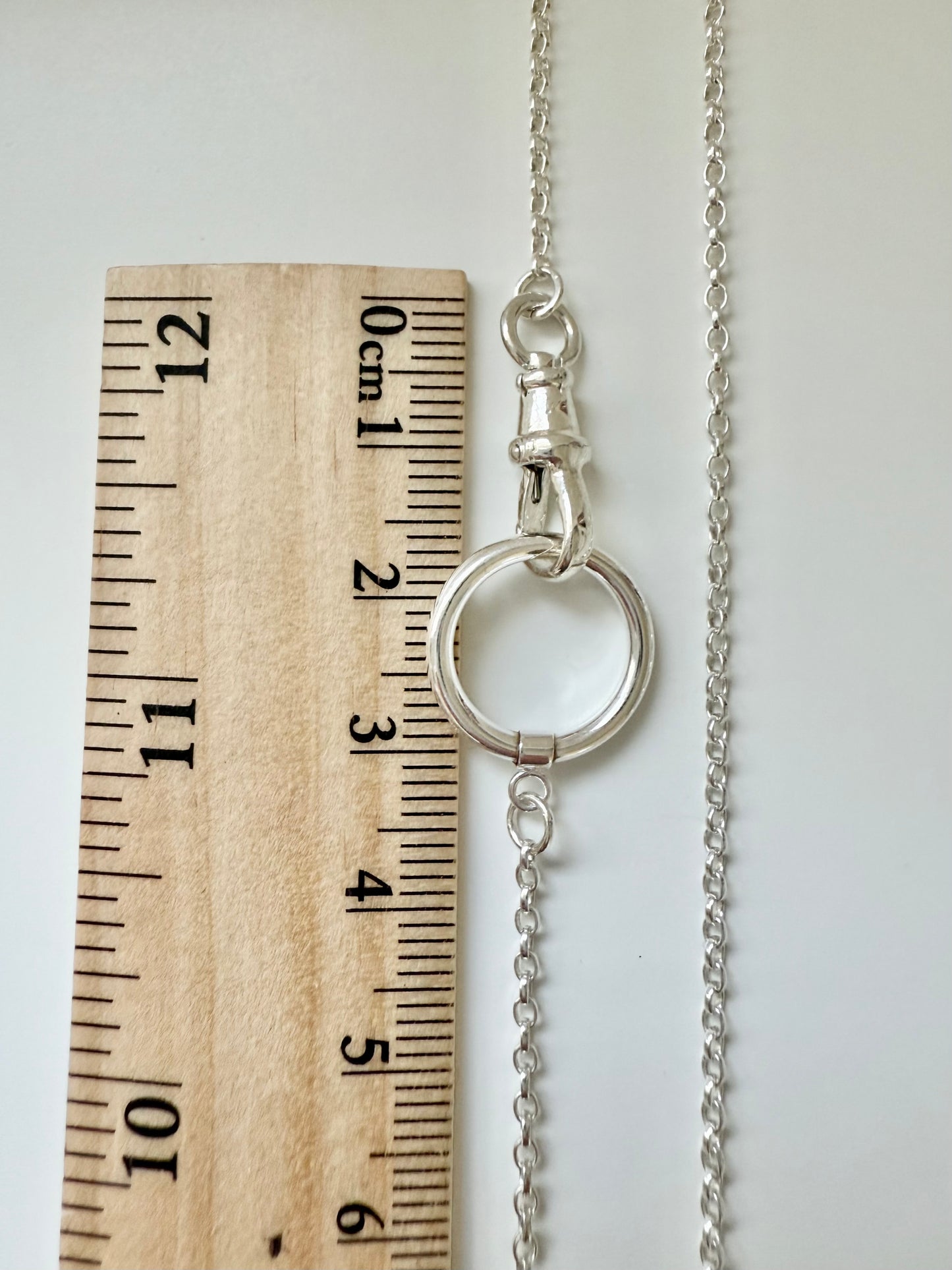 Sterling Silver Albert Swivel Clasp Necklace