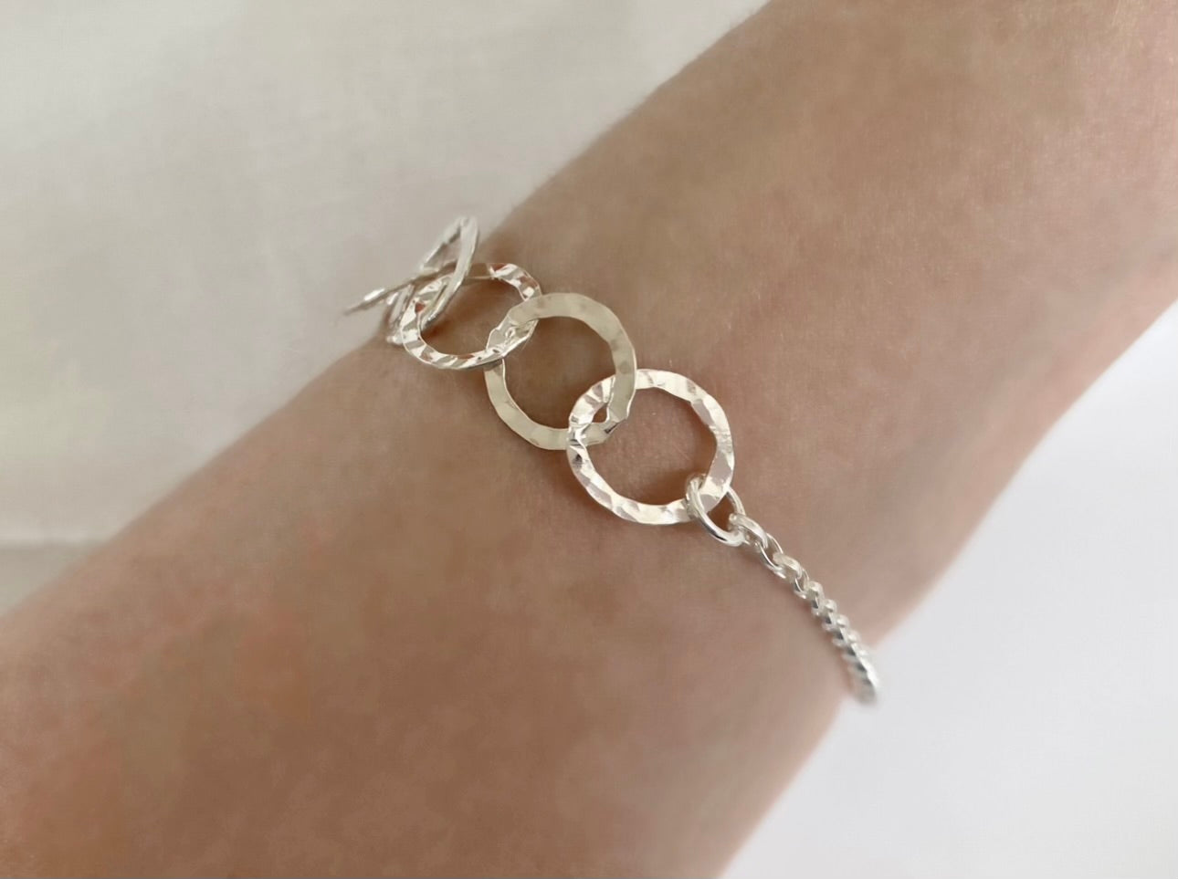 Sterling Silver Bracelet for 80th Birthday