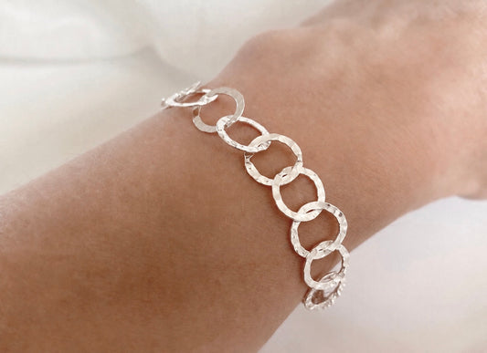 Sterling Silver Delicate Link Bracelet
