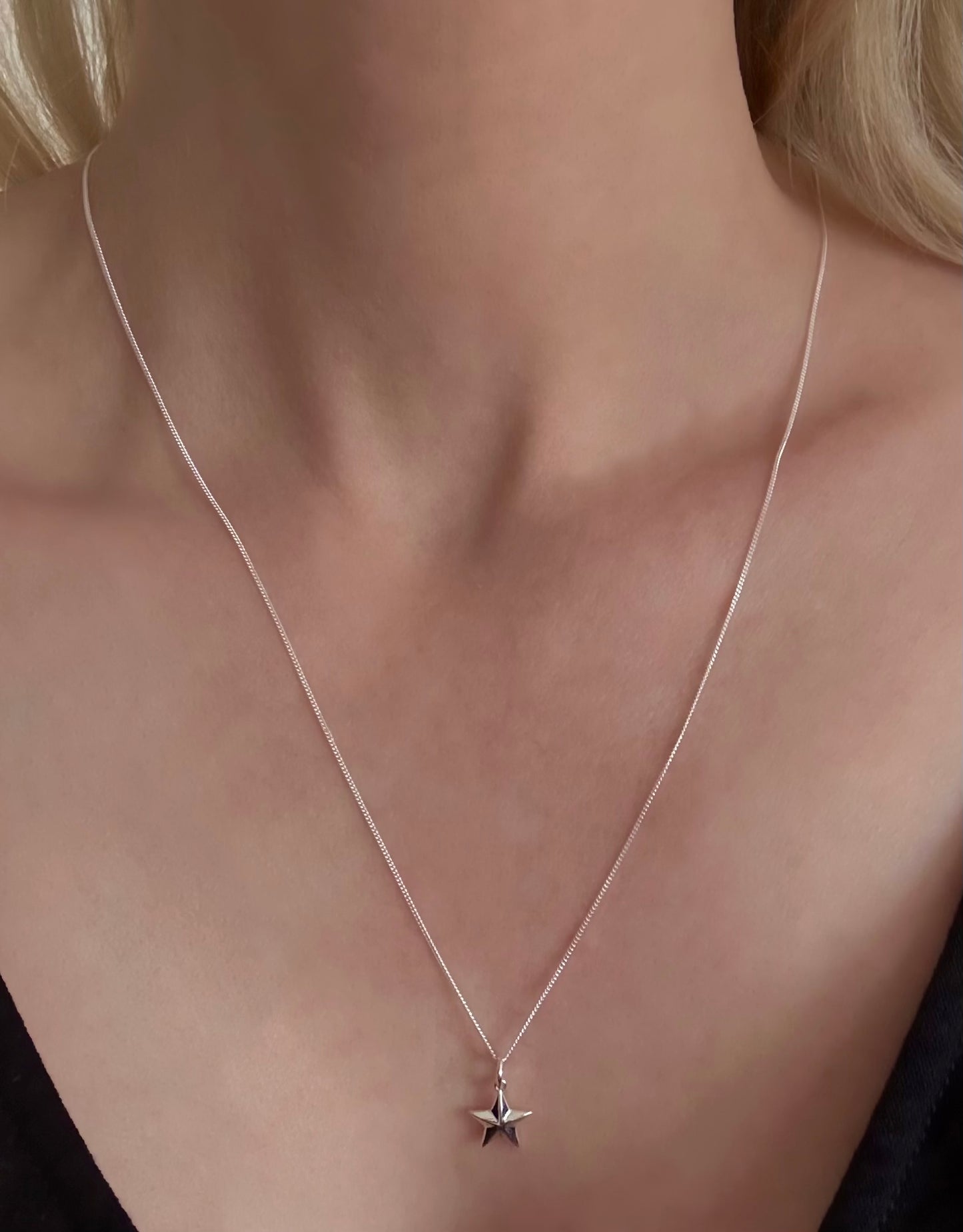 Sterling Silver Star Necklace