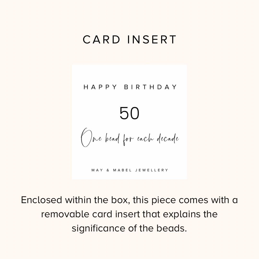 Sterling Silver Star Necklace for 50th Birthday