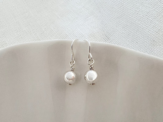 Tiny Sterling Silver Earrings