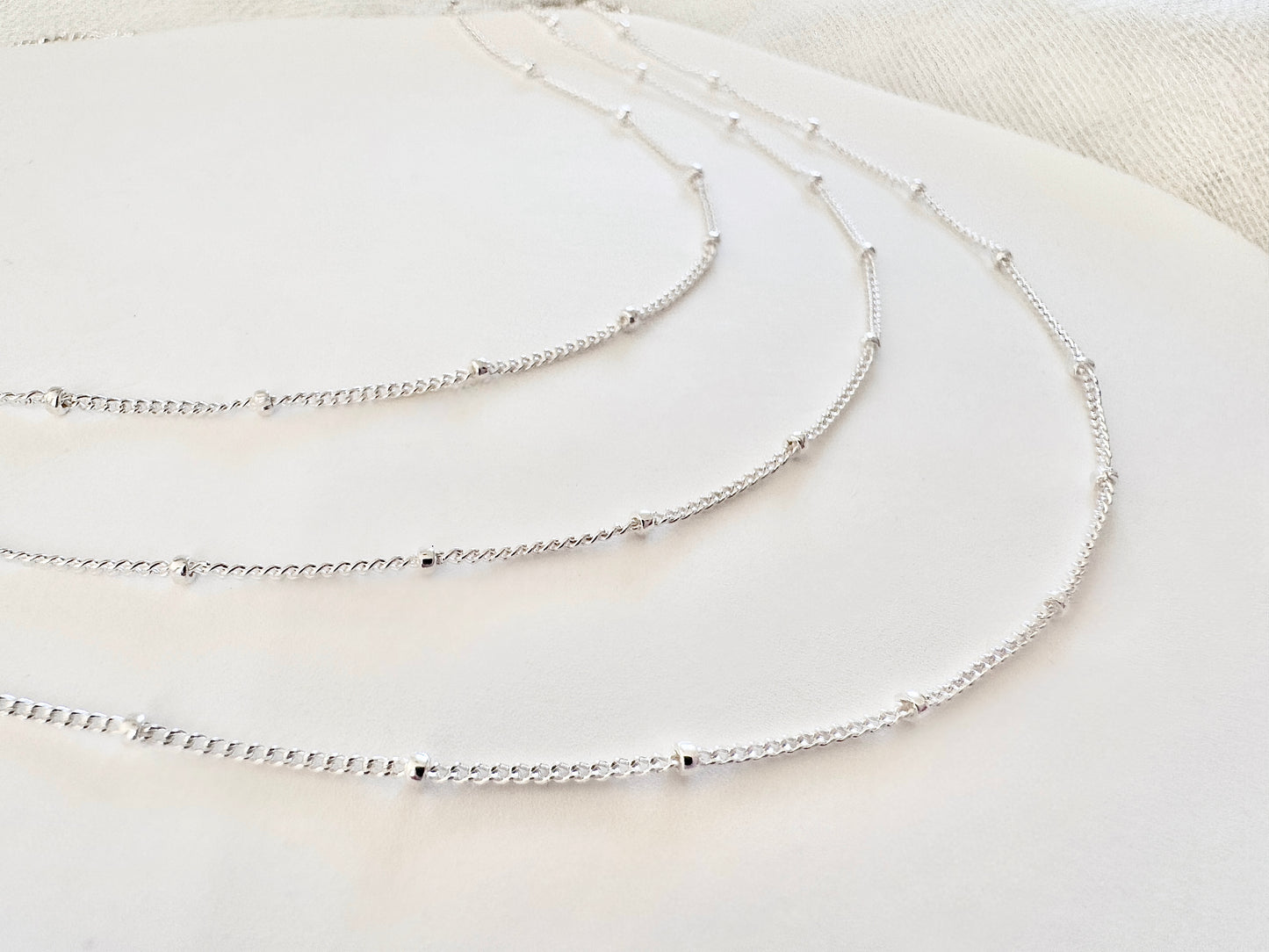 Sterling Silver Satellite Necklace Chain