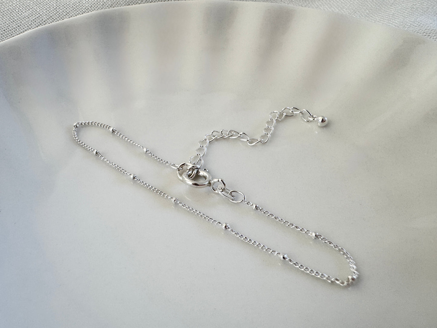 Sterling Silver Satellite Chain Bracelet