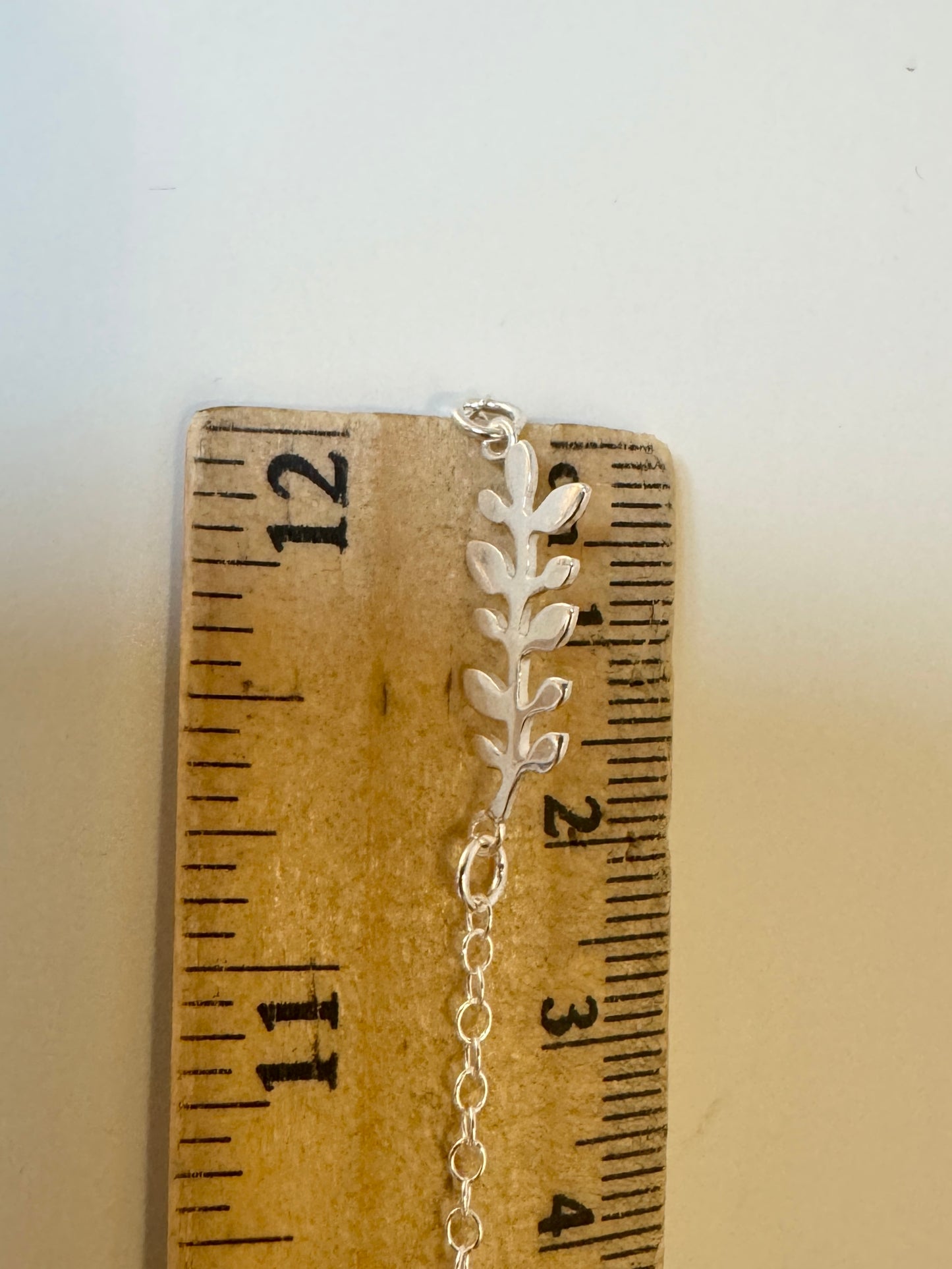 Silver Olive Leaf Necklace