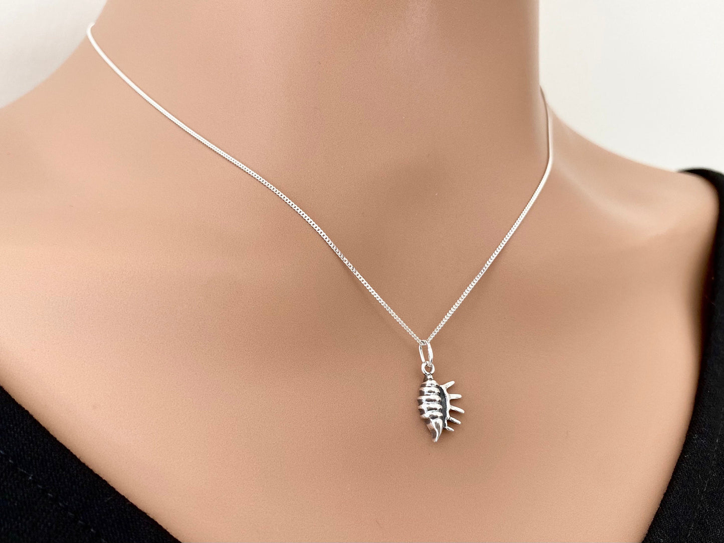 Silver Shell Necklace
