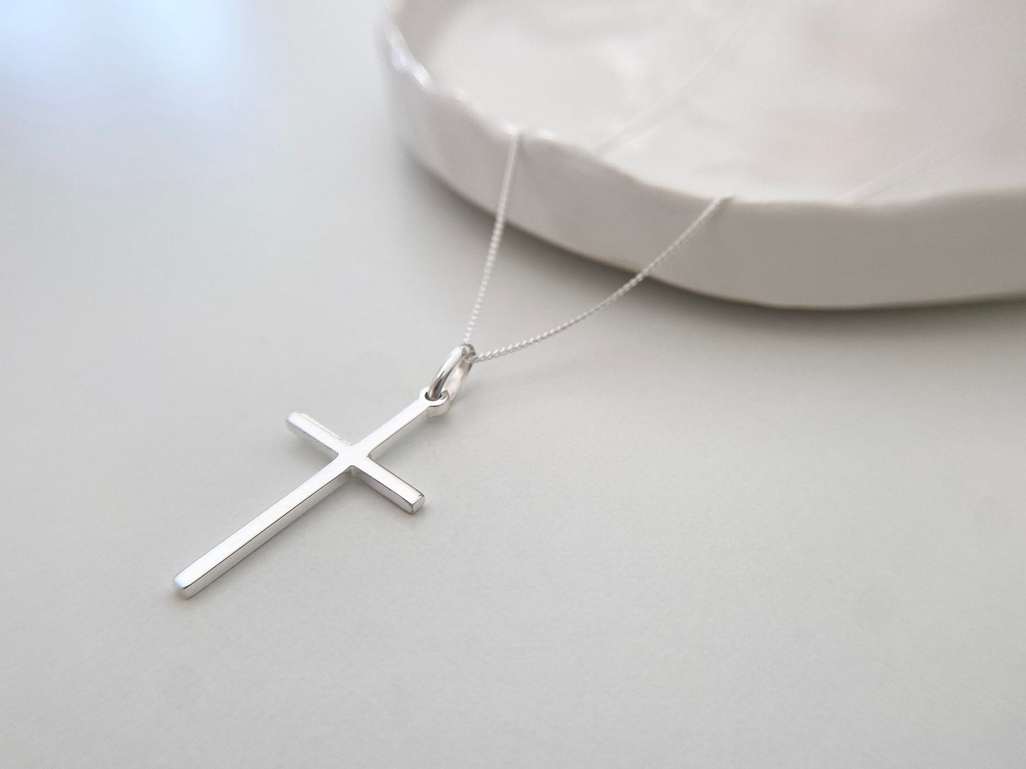 Sterling Silver Cross Pendant Necklace