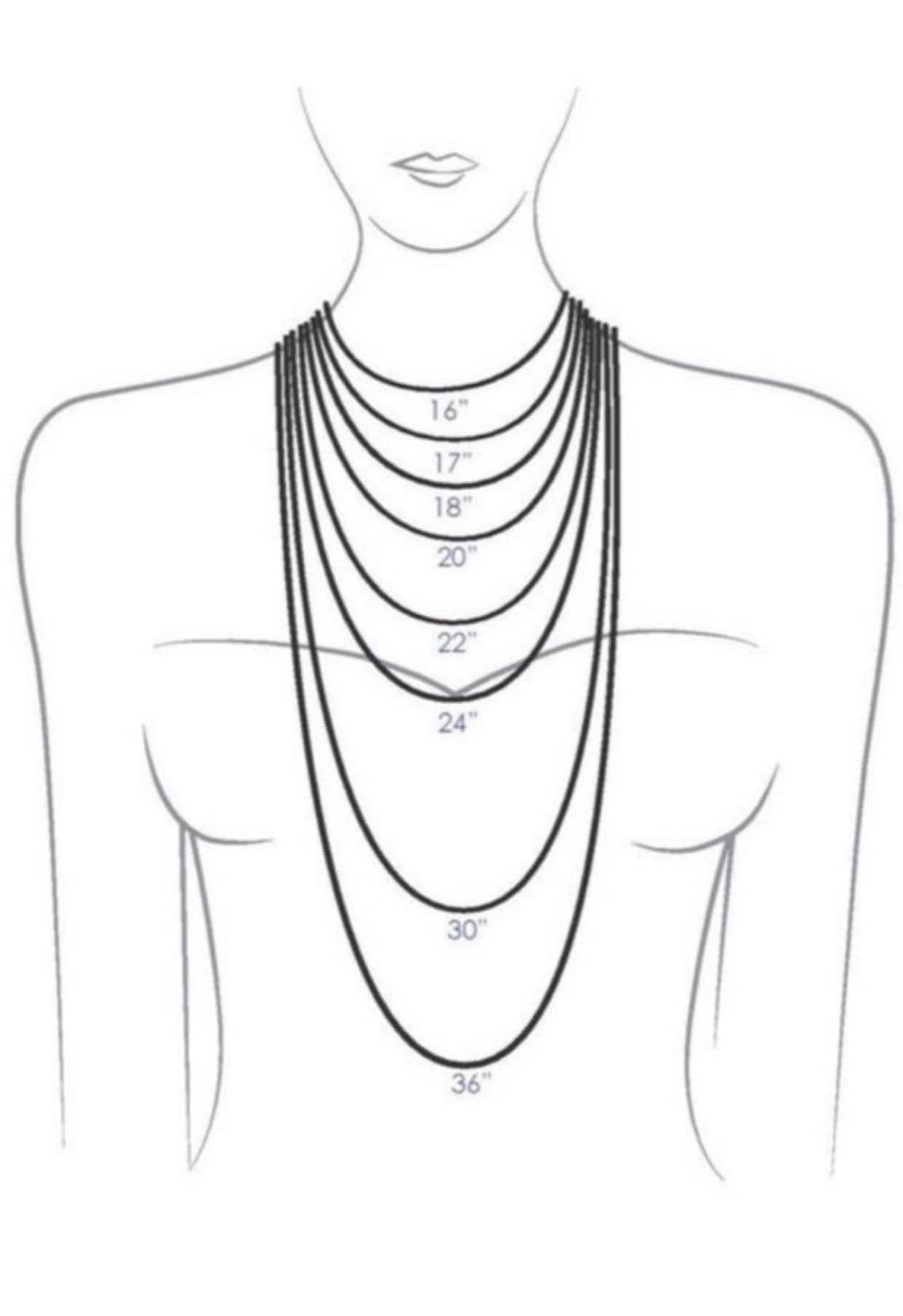 Sterling Silver Star Bead Necklace