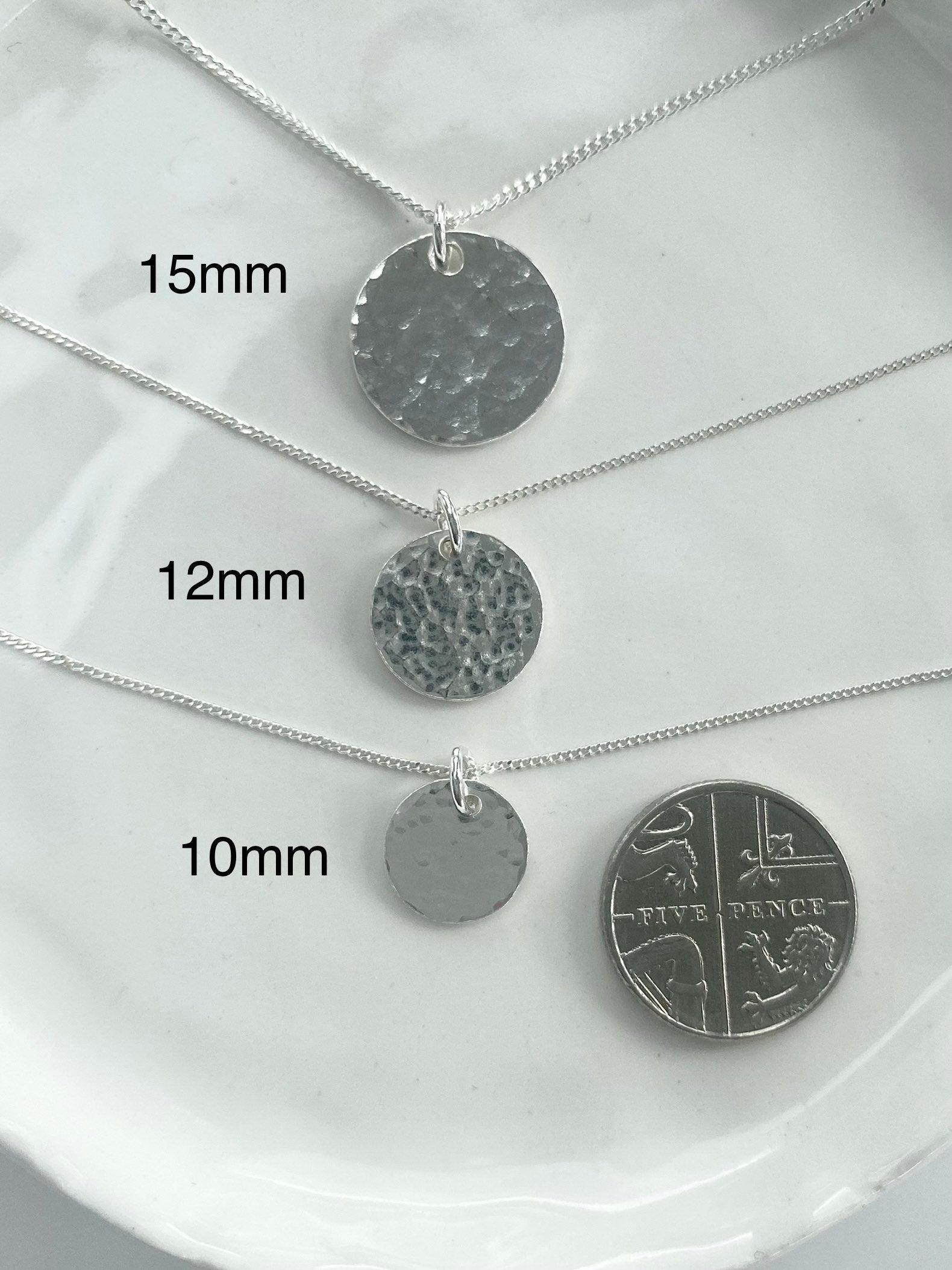 Silver Fork Lodge Cute Engraved Silver Disc Necklace - Silver Fork Lodge &  Restaurant
