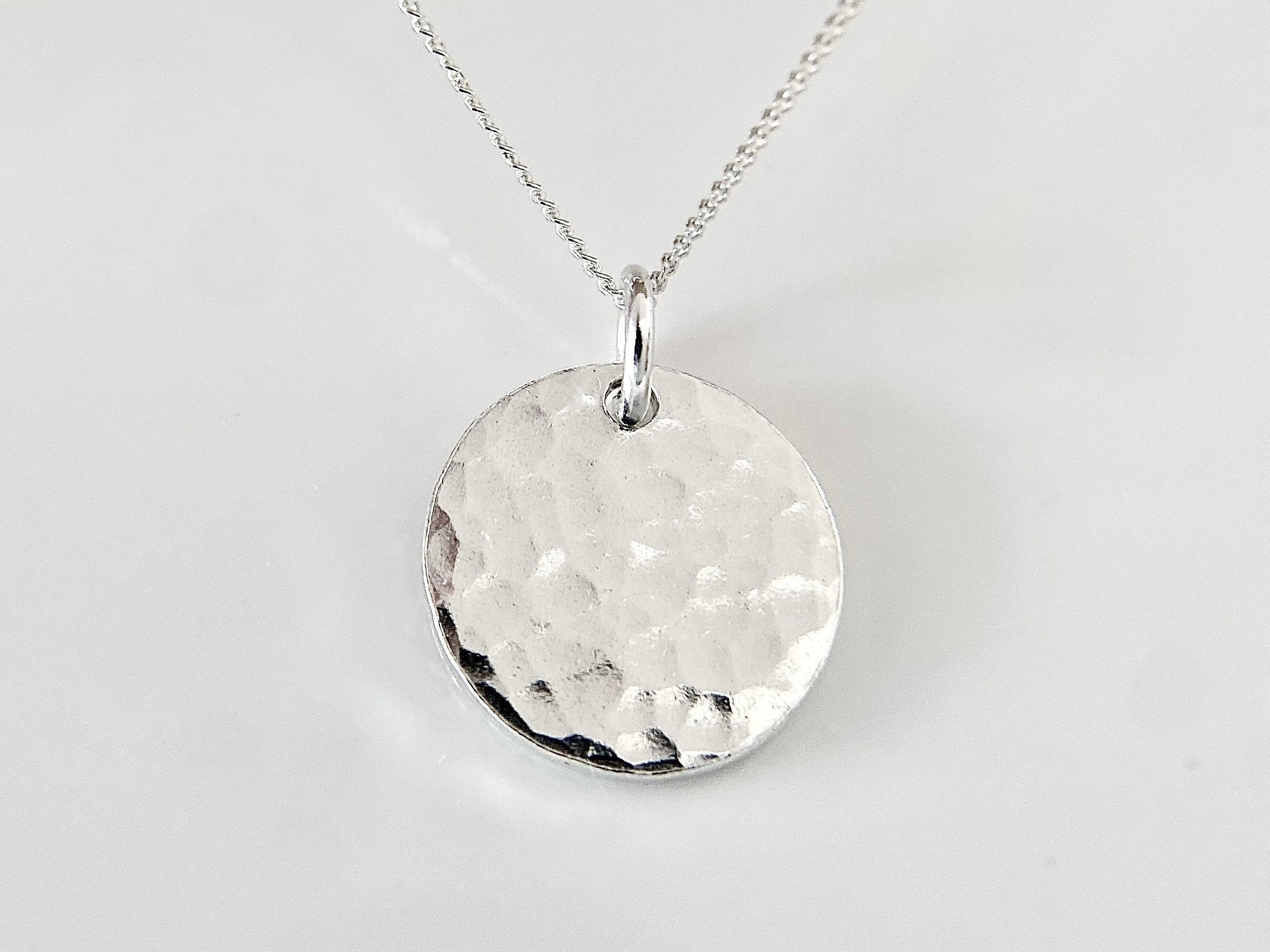 Buy Hammered Gold Disc Necklace, Gold Hammered Necklace, Minimalist Gold  Necklace,sterling Silver, Gold Fill,gift for Her,leilajewelryshop, N256  Online in India - Etsy